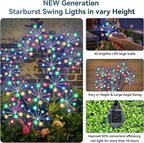 Solar Yard Path Lights 2-Pack, Waterproof