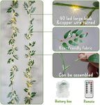 Warm White Patio String Lights, 12ft Weatherproof LED