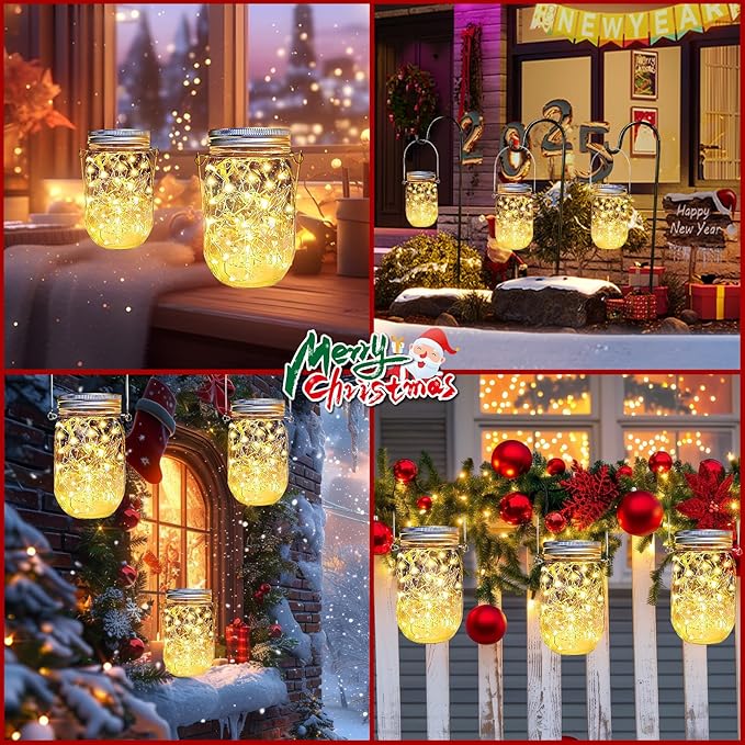 12-Pack Yard String Lights, Weatherproof LED