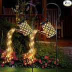 2-Pack Solar Path Lights, Outdoor Yard LED