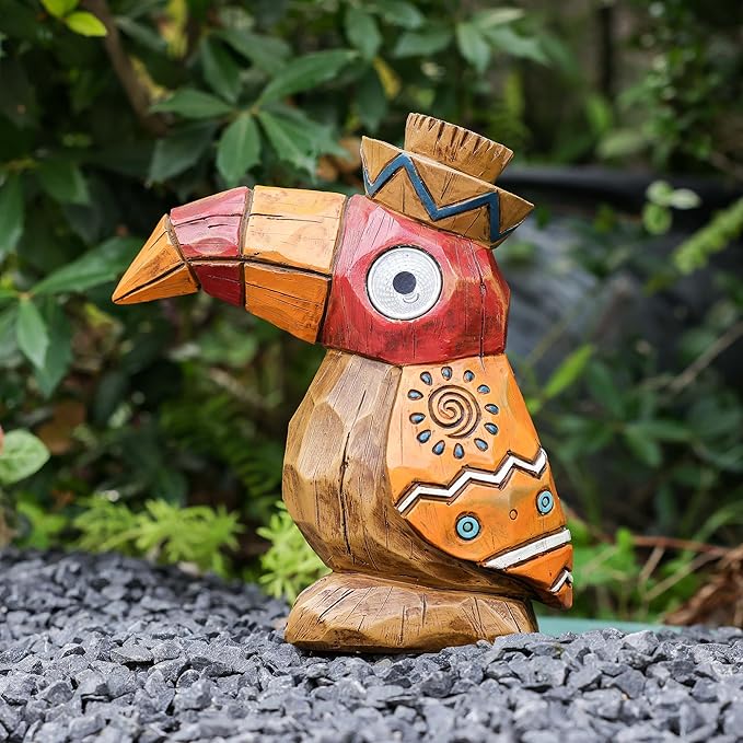Bird Solar Lawn Figurine Light, Waterproof