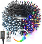 115ft Christmas LED String Lights, Waterproof Timer Lights