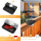 Solar Step Lights 8-Pack, Waterproof Stair