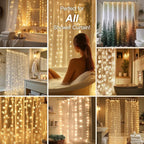 Outdoor String Lights, Warm White Waterproof LED