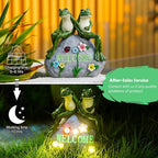 Frog Solar Lawn Figurine Light, Waterproof