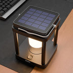 Courtyard Solar Lantern Set, Rustic Porch Lighting