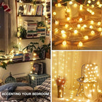 Christmas Fairy Lights, 100 LED Battery Twinkle Lights