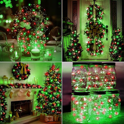 Christmas Porch String Lights 30-Pack, 7ft 20 LED Waterproof