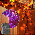 6ft Halloween LED String Lights, Waterproof Timer Lights