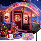 100 LED Christmas Twinkle Lights, 33ft Waterproof for Backyard