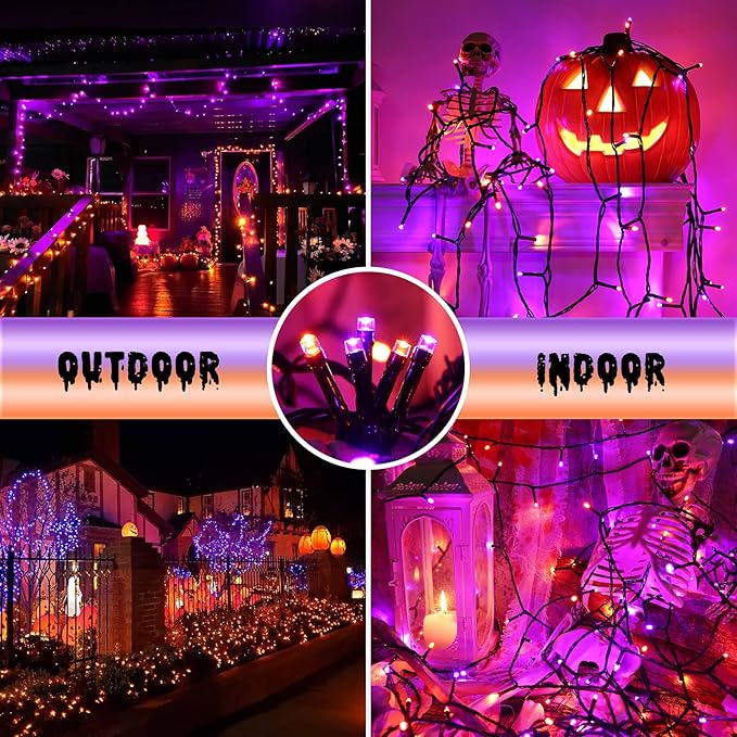 72ft Christmas LED String Lights, Waterproof Timer Lights