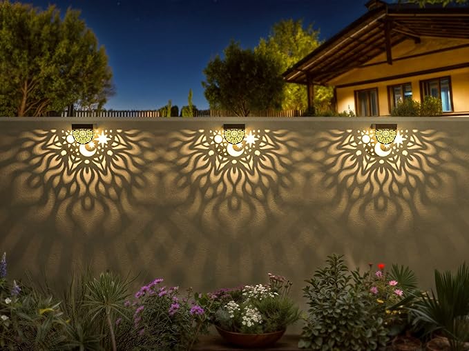 Bright Solar Yard Lights 6-Pack, LED