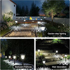 Solar Walkway Path Lights 10-Pack, Waterproof