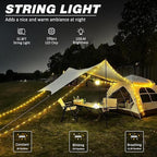 8ft String Lights for Backyard, Waterproof LED