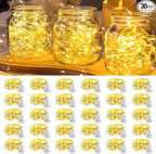 Christmas Fairy Lights 30-Pack, 7ft 20 LED Battery Twinkle Lights