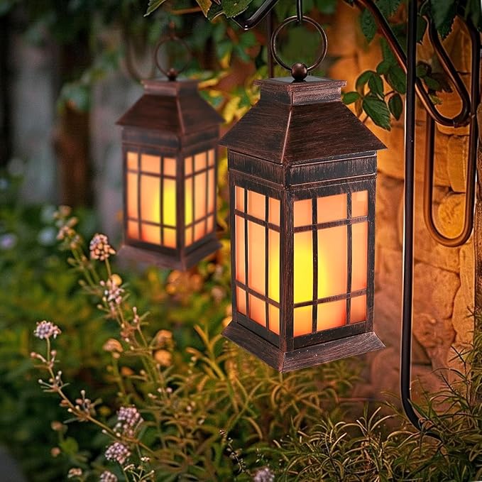 Hanging Solar Hanging Lanterns, Charming Porch Decor