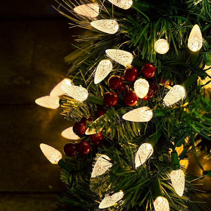 Christmas String Lights, 20ft 6 LED Waterproof Twinkle Lights