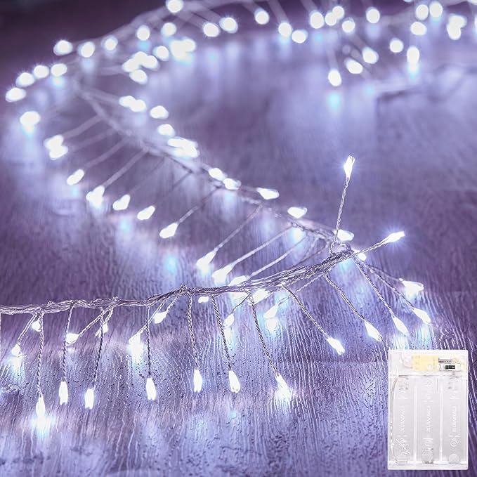Christmas String Lights, 120 LED Waterproof Twinkle Lights