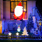 2-Pack 132ft Christmas LED String Lights, Waterproof Timer Lights