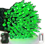 100 LED Christmas Twinkle Lights, 33ft Waterproof for Patio
