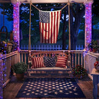 White String Lights for Yard, Waterproof LED