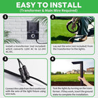 8-Pack Solar Landscape Lights for Garden