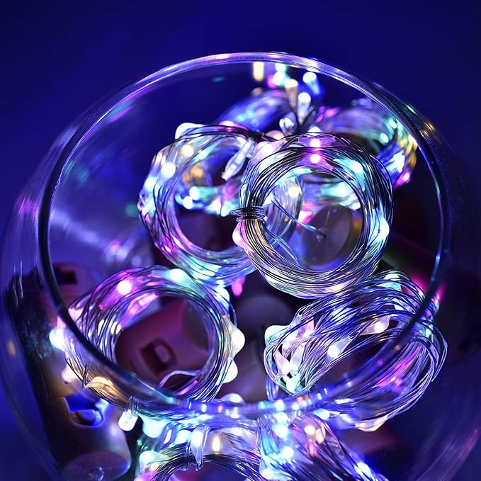 Christmas Yard String Lights 24-Pack, 20 LED Waterproof
