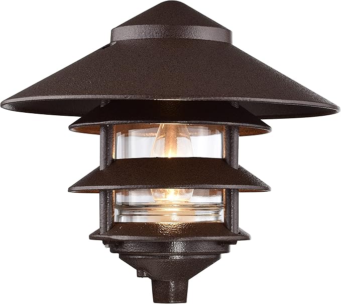 Bronze Solar Pathway Lights, Garden LED