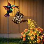 Solar Hummingbird Garden Statue Light, Outdoor Decor