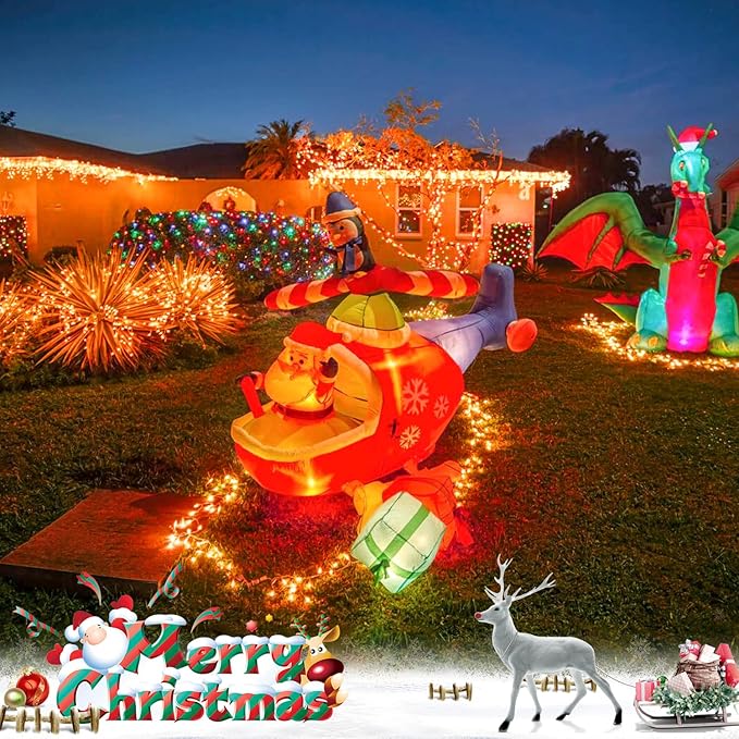 Christmas String Lights, 33ft 100 LED Waterproof Twinkle Lights