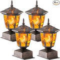 Outdoor Post Lighting Fixture, Bronze Weatherproof Post Light