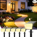 6-Pack Solar Spotlights, 60 LED Landscape Lights