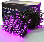 Christmas Fairy Lights, 5ft 300 LED Battery Twinkle Lights