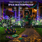 Green Solar Pathway Lights 6-Pack, Garden LED