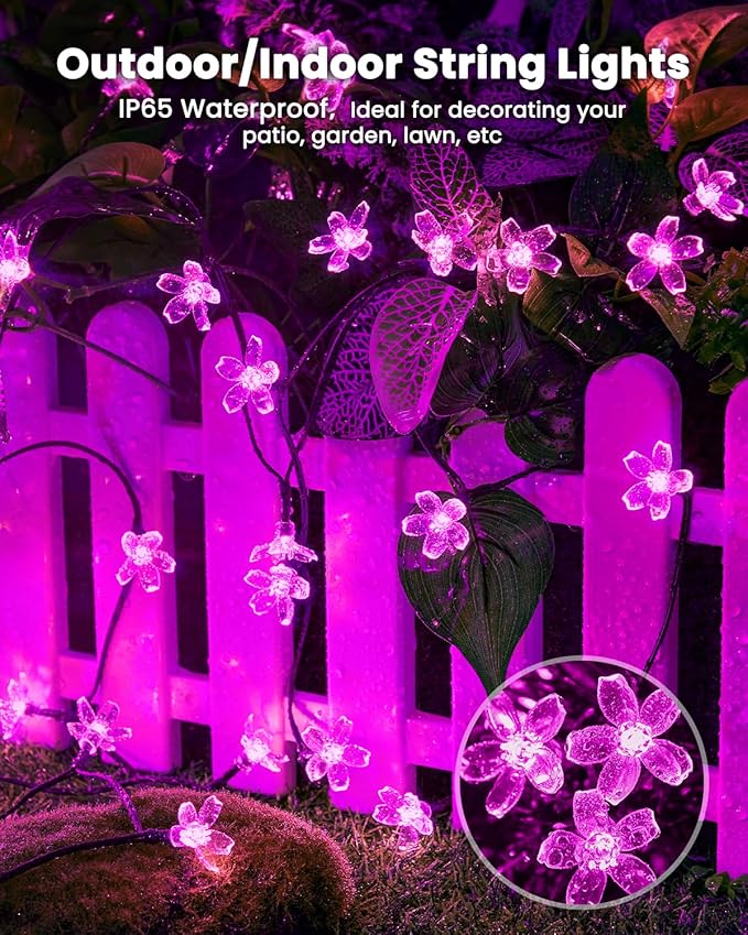 Christmas Fairy Lights 2-Pack, 52ft 120 LED Battery Twinkle Lights