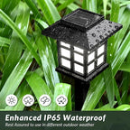 Cold White Solar Pathway Lights 16-Pack, Yard LED