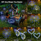 6-Pack Solar Pathway Lights, Waterproof LED Walkway Lights