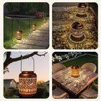Dragonfly Solar Yard Lanterns, Classic Waterproof LED