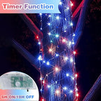 20ft White String Lights for Backyard, Waterproof LED