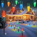 7ft Christmas LED String Lights, Waterproof Timer Lights