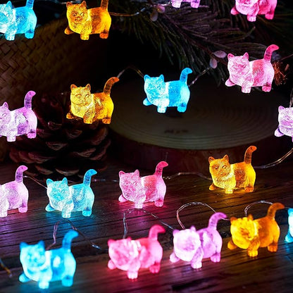 Christmas Backyard String Lights, 10ft 30 LED Waterproof
