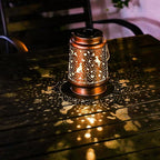 Dog Solar Porch Lanterns, Rustic Waterproof LED