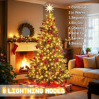 Christmas String Lights, 33ft 100 LED Waterproof Twinkle Lights