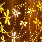 4-Pack Dragonfly Solar Lanterns, Waterproof LED Backyard Lights