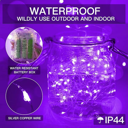 200 LED Christmas Twinkle Lights, 66ft Waterproof for Patio