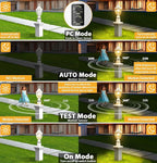 Lamp Post Light for Outdoor Posts, White Waterproof