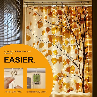 Outdoor String Lights, Warm White Waterproof LED