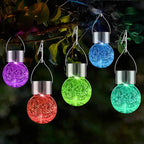 Globe Solar Lantern Set 8-Pack, Charming Yard Lighting
