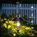 Backyard Solar Hanging Lanterns, Decorative Backyard Decor