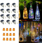 12-Pack Copper Porch String Lights, Weatherproof LED